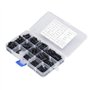 0 pièces entretoise de vis hexagonale M3 en nylon mâle femelle entretoises de vis hexagonales vis d'entretoise kit d'assortiment
