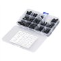 0 pièces entretoise de vis hexagonale M3 en nylon mâle femelle entretoises de vis hexagonales vis d'entretoise kit d'assortiment