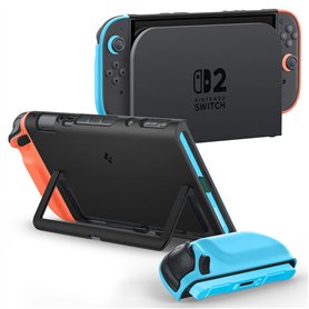 Spigen Nano Pop Coque Compatible avec Nintendo Switch 2 2025 Case avec Couvercle pour la béquille intégrée Accessoires - Edition