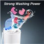 CJBWJM Mini Machine à Laver Portable Lave-Linge, Petite Laveuse avec Panier de Vidange, Washing Machine pour Appartement et Dort