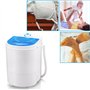 CJBWJM Mini Machine à Laver Portable Lave-Linge, Petite Laveuse avec Panier de Vidange, Washing Machine pour Appartement et Dort