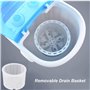 CJBWJM Mini Machine à Laver Portable Lave-Linge, Petite Laveuse avec Panier de Vidange, Washing Machine pour Appartement et Dort