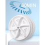 CJBWJM Mini laveuses pour Appartements, Machine à Laver Portable compacte, Machine à Laver à Turbine Lave-Linge pour Les Personn