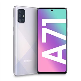 Samsung Galaxy A71 Dual SIM 128GB 6GB RAM SM-A715FN/DS Silver-White