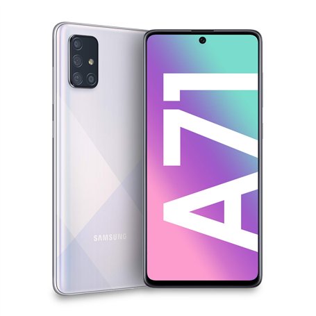 Samsung Galaxy A71 Dual SIM 128GB 6GB RAM SM-A715FN/DS Silver-White
