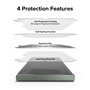 Ringke Compatible avec Samsung Galaxy S23 Ultra 5G Protecteur d'écran Anti Espion [Privacy Dual Easy Wing Film] Technologie de T
