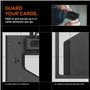 Spigen Porte Badge MagSlide avec ruban Pochette verticale pour badge Lanyard amovible, pour Le Travail, L'école - Noir