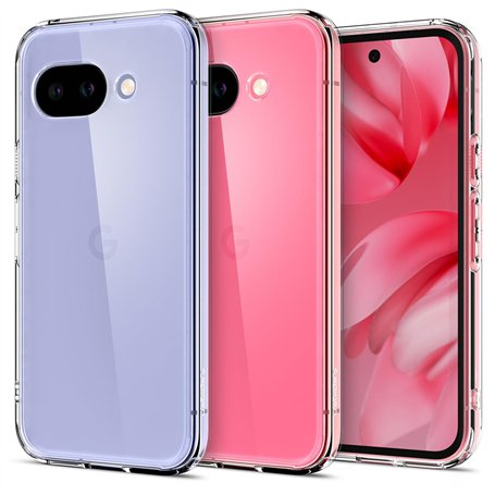 Spigen Ultra Hybrid Coque Compatible avec Google Pixel 9a [Souple] - Transparent