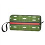 LNNIUK Trousse de toilette de voyage avec fermeture éclair Motif terrain de football américain et ballon