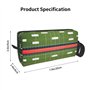 LNNIUK Trousse de toilette de voyage avec fermeture éclair Motif terrain de football américain et ballon