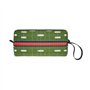 LNNIUK Trousse de toilette de voyage avec fermeture éclair Motif terrain de football américain et ballon