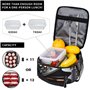 YQxwJL Boîte à déjeuner avec imprimé notes de musique pianos pour le travail, le pique-nique, les voyages, les sandwichs, les sa