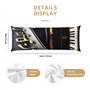Housse de coussin motif notes de musique et pianos - Ultra douce - Respirante - Esthétique
