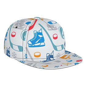 Hockey Elements Creative Pattern Print Baseball Cap - Casquette classique pour homme et femme - Parfait pour le sport