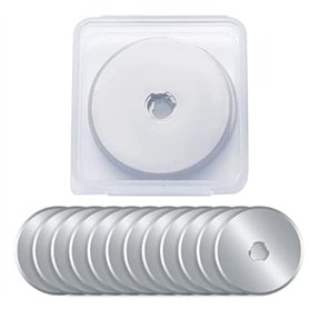 Paquet de 11 lames rondes de 45 mm en acier SKS-7 de qualité