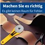 Paquet de 11 lames rondes de 45 mm en acier SKS-7 de qualité, lames de rechange pour cutters rotatifs, lames de rechange pour cu