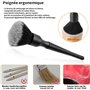 JNTMIKUN Brosse de Nettoyage de Détails de Voiture 4-Pièces avec Différents Poils, Idéal pour Nettoyer Les Tableaux De Bord De M