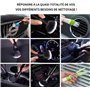 JNTMIKUN Brosse de Nettoyage de Détails de Voiture 4-Pièces avec Différents Poils, Idéal pour Nettoyer Les Tableaux De Bord De M