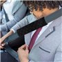 Jognee Lot de 4 coussinets de ceinture de sécurité pour voiture - En microfibre douce - Pour enfants et adultes - Noir - 6 x 26 