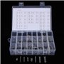 Goupille à ressort en acier inoxydable 280Pcs Jeu de goupilles de tension de goujon à ressort fendu M1.5 M2 M2.5 M3 M4 M5 M6 M8 