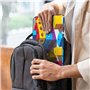Housse pour ordinateur portable 14" avec imprimé blocs de construction colorés - Intérieur rembourré résistant aux chocs, parfai