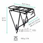Vincita Porte-vélos Fat Tire - Porte-Bagages arrière pour Fat Bike - Charge maximale 60 LB - Convient aux vélos de Route, avec F