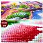 WOWDECOR Diamond Painting Complet, Coloré Girafe Papillon Animaux Diamant Painting DIY 5D Mosaïque Peinture Numéro Point De Croi