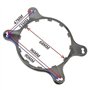 Kit de fixations de support de montage Compatible avec le support NZXT Kraken AM4 AM5 et les entretoises AM4 AM5 for la réparati