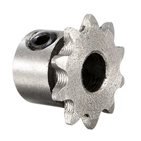 EsportsMJJ 8mm Bore 10 Dents Metal Gear Motor Roller Chain Drive Sprocket