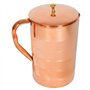 Zap impex Carafe de luxe en cuivre pur avec 4 verres