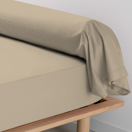 Pizuna Coton Peigné Traversin 45x190 cm 2 Pièces Simplement Taupe
