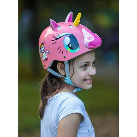 streetjam Caschetto in 3D Unicorno Casque Licorne Jeunesse Unisexe