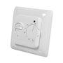 Fdit Thermostat de Chauffage, Plancher de la pièce mécanique Thermostat de Chauffage Manuel Interrupteur de Commande de températ