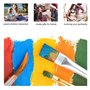PIPISKY Kits de peinture par numéros pour adultes,Chiot jouant avec des bulles de savon dans le jardin,Traits innovants:redéfini