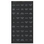 MOMOALA 45Pcs Caravane Marine Bateau Instrument Switch Panneau De Décalque Autocollant Étiquette