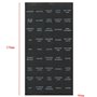 MOMOALA 45Pcs Caravane Marine Bateau Instrument Switch Panneau De Décalque Autocollant Étiquette