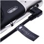 Keple Angle Droit Mini USB Câble USB A vers Mini USB Chargeur Cordon Compatible avec TomTom Start 25 M/TomTom ONE 30 Series/IQR/