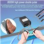 Machine de soudage laser 8000W Système de soudage par points de batterie à commande manuelle Appareil portable avec double sorti