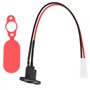 Elprico Prise de connecteur de Chargeur de Batterie, Port de de Manchon en Silicone avec Couvercle étanche pour Accessoire de Sc