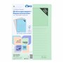ÖKI Lot de 10 dossiers de fenêtre pastel en papier avec fenêtre - En matières premières renouvelables - 120 g/m² - Format A4 (22