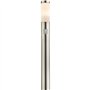 Lampadaire extérieur luminaire sur pied espace extérieur inox senseur prises de courant