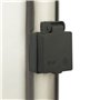 Lampadaire extérieur luminaire sur pied espace extérieur inox senseur prises de courant