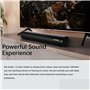 TKMARS Barre de Son TV Bluetooth Mini Bar de 50cm Son Caisson de Basses Intégré 2.0 Canal Petite Enceinte PC Haut-Parleur Stéréo