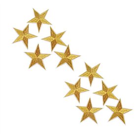 10 pièces brodés vêtements Star Applique couture ecussons brodés Coudre/fer sur le patch Appliqué Diy Craft Accessoire pour Robe
