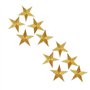 10 pièces brodés vêtements Star Applique couture ecussons brodés Coudre/fer sur le patch Appliqué Diy Craft Accessoire pour Robe