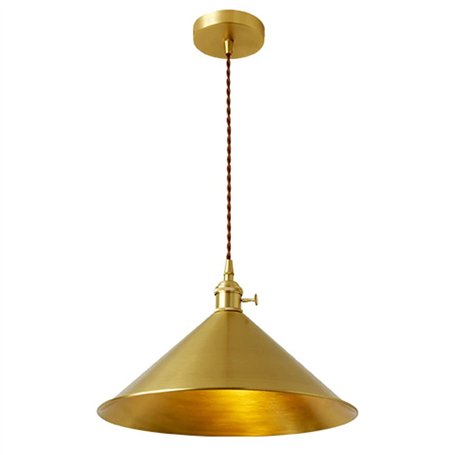 LIGNES LED BRACKED BRASS Horn Pendant Lighting Ayémorrage Japonais Retro Retro Friendly Material Chandelier 1-Light Ajustement P