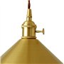 LIGNES LED BRACKED BRASS Horn Pendant Lighting Ayémorrage Japonais Retro Retro Friendly Material Chandelier 1-Light Ajustement P