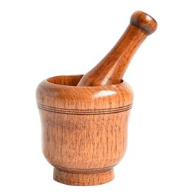 TOSSPER 2pcs / Set en Bambou Mortier Et Pilon