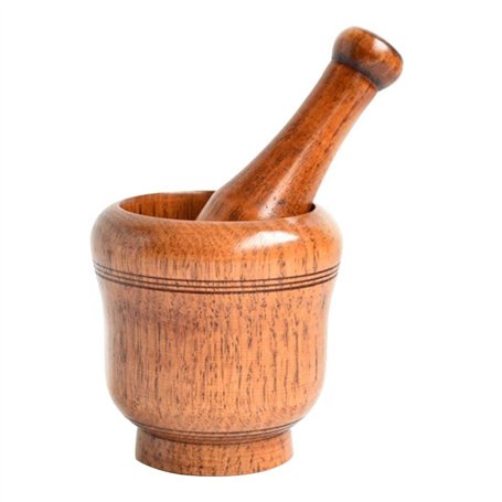 TOSSPER 2pcs / Set en Bambou Mortier Et Pilon