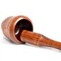 TOSSPER 2pcs / Set en Bambou Mortier Et Pilon, Crusher Ail Gingembre Presse Grinding Épices Set Ail Hachoir Herb Spice Masher Mo